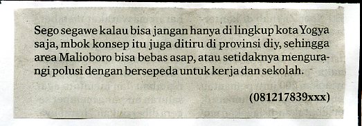 Kliping jogja terbaru